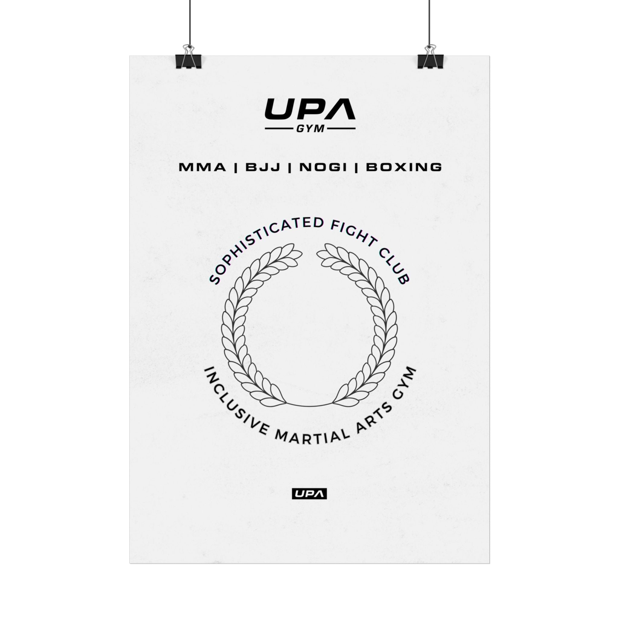 Upa Gym Poster Nr. 3 kaufen | Upa Gym Sophisticated Fight Club – UPA SHOP